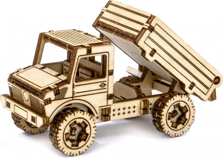 Houten 3D-puzzel WOODEN CITY Superfast vrachtauto