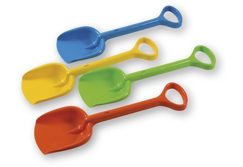 Androni Schep voor zand - 41 cm, geel