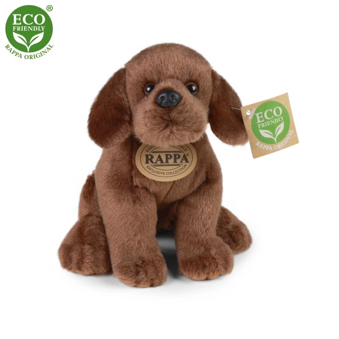 Pluchen labrador hond zittend 20 cm MILIEUVRIENDELIJK