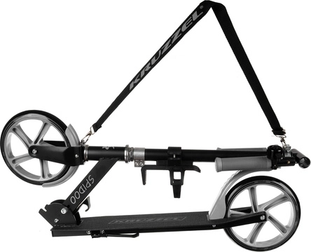 Opvouwbare stadsstep voor kinderen met grote wielen (200 mm) – grijs