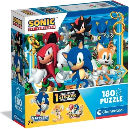 Puzzel CLEMENTONI Sonic de egel 180 stukjes