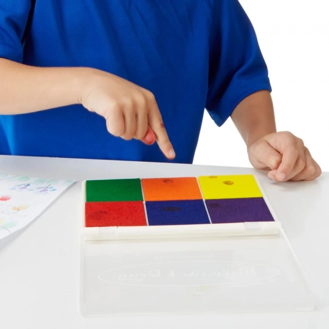 Afwasbare inkten 6 kleuren