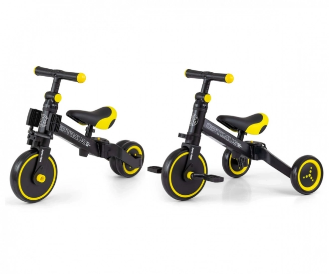 Kinderdriewieler 3 in 1 Optimus Zwart