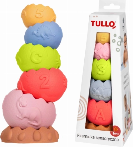 pastelkleurige sensorische piramide Tullo