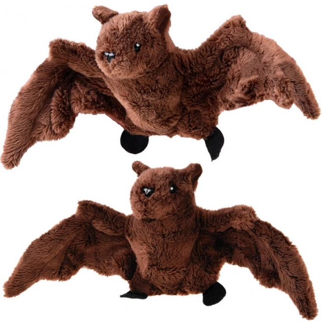 Mascotte pluchen vleermuis bruin 30cm 13964