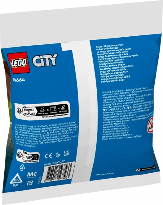 Lego City Politie terreinbuggy