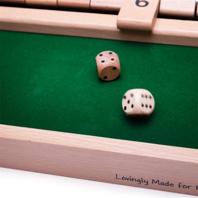 houten spel Shut the Box BIGJIGS TOYS