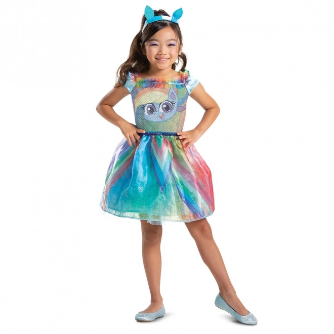 Kostuum My Little Pony - Rainbow Dash voor kinderen van 4-6 jaar