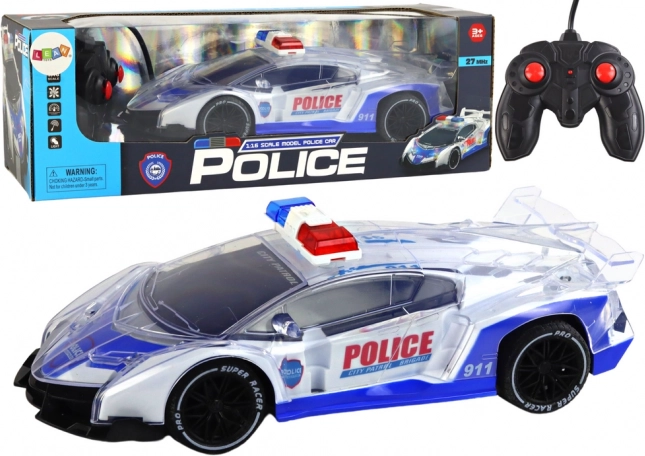 RC politie sportauto 1:16 met verlichting