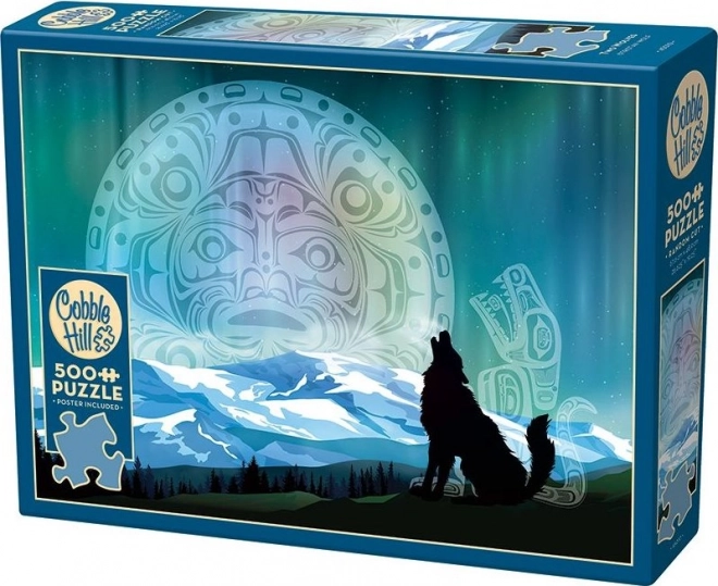 COBBLE HILL Puzzel Twee wolven 500 stukjes
