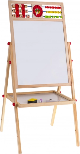 Dubbelzijdig oppervlak: whiteboard en krijt