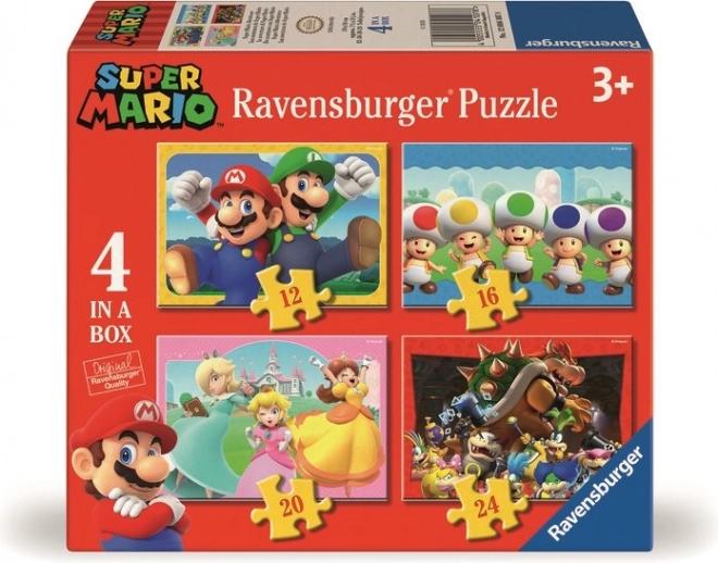Puzzel RAVENSBURGER Super Mario Avontuur 4v1