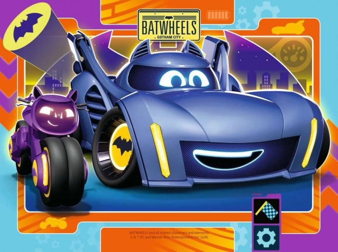 Puzzel Batwheels van Ravensburger, 4in1