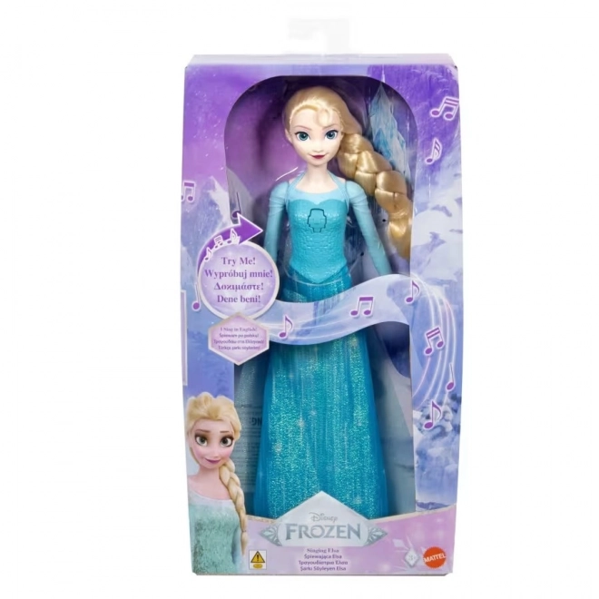 Zingende pop Elsa uit de film Frozen