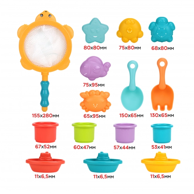 Woopie kinder set voor water en zand 15 stuks