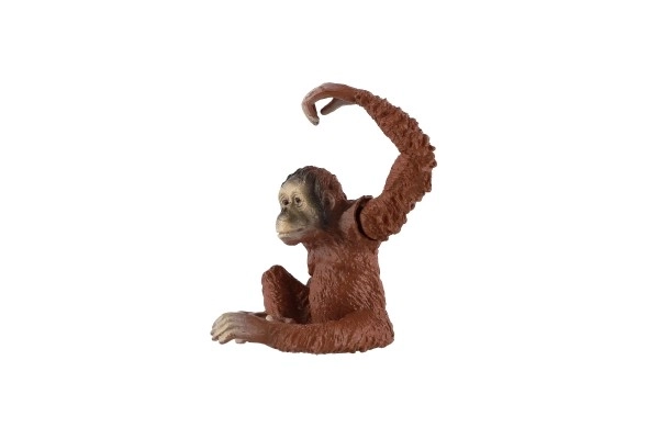 Orang-oetang plastic dierentuin 8cm in zakje