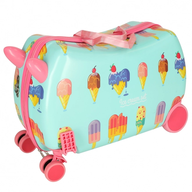 Kindertrolley met ijsjesthema