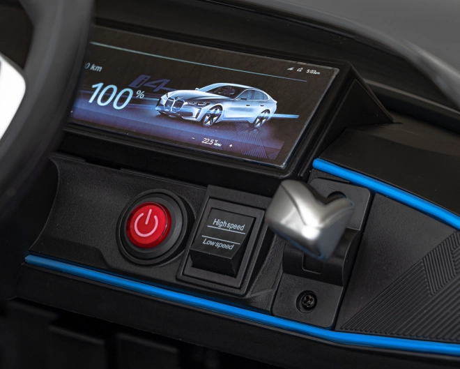 Kinderauto op batterij BMW i4 – zwart