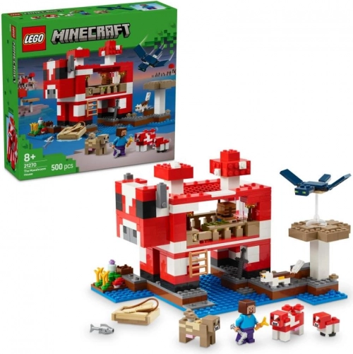LEGO Minecraft paddenkoe-huis