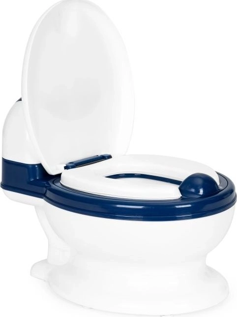 ECOTOYS Potje - Kinder toilet - wit, blauw