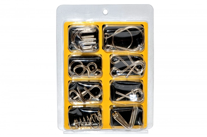 Set van metalen puzzels 8 stuks