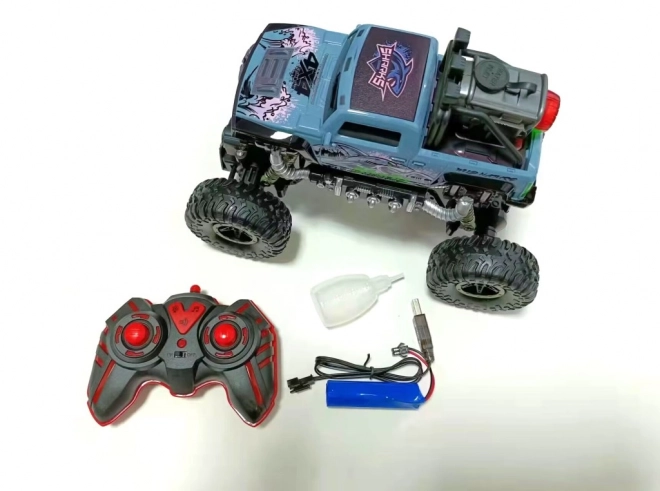 RC auto Rock Shark groen