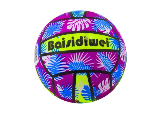 Rubberen bal Bright Purple Leaves 24 cm