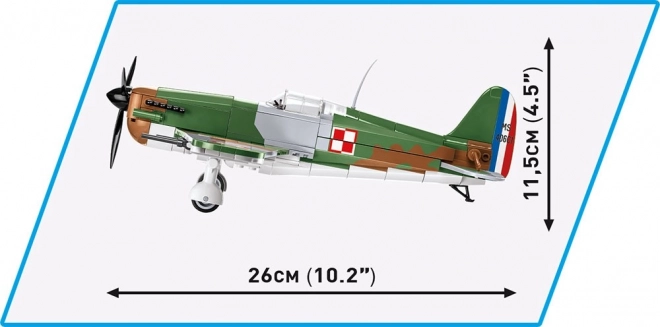 COBI 5724 II WW Morane-Saulnier MS.406, 1:32, 317 st, 1 f