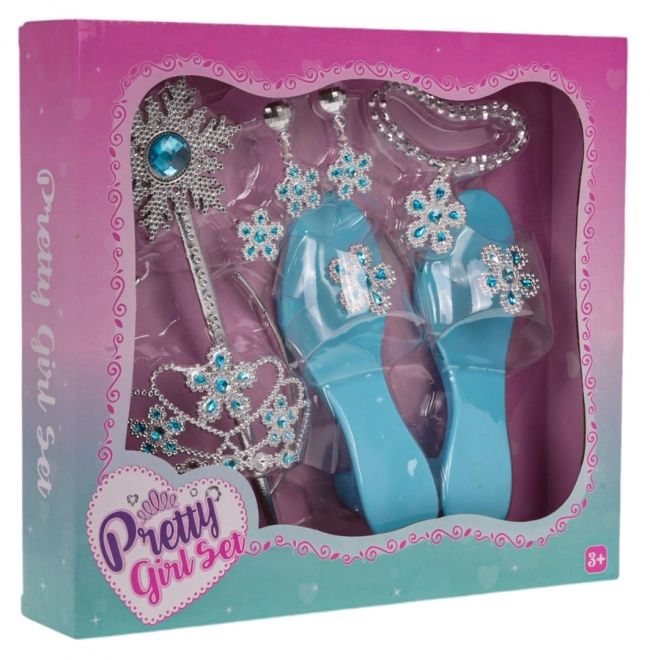 Mega set voor kleine prinses in blauw