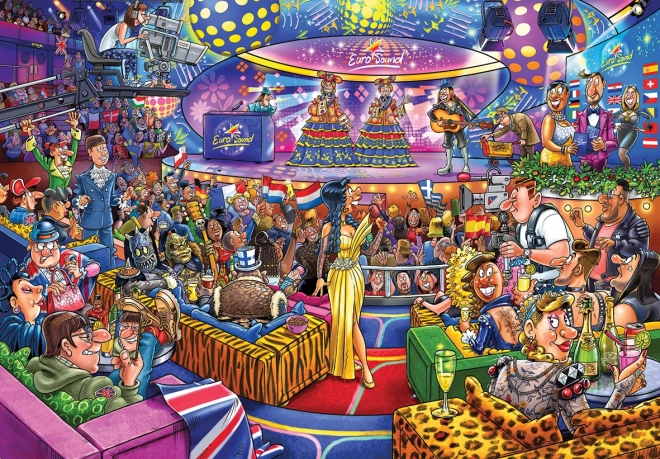 JUMBO Puzzel WASGIJ Mystery 25: Eurosound Wedstrijd! 1000 stukjes