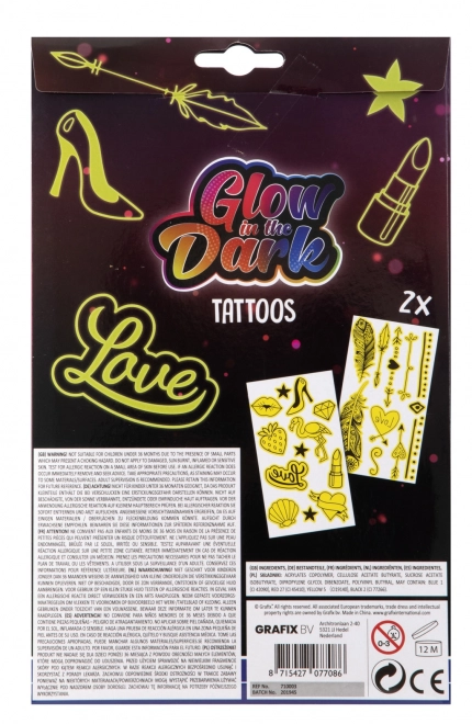 Lichtgevende tatoeages voor meisjes MOXY