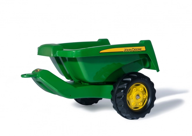 Groene aanhanger Rolly Kipper voor tractor John Deere