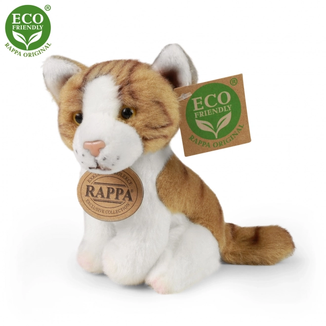 Pluchen kat 14 cm zittend ECO-VRIENDELIJK