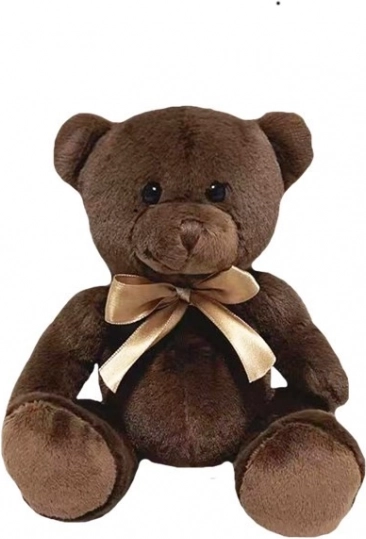 Pluchen teddybeer Czesio 14,5 cm bruin