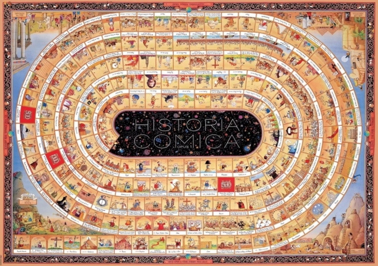 HEYE Puzzel Historia Comica 1 (Grappige geschiedenis) 4000 stukjes