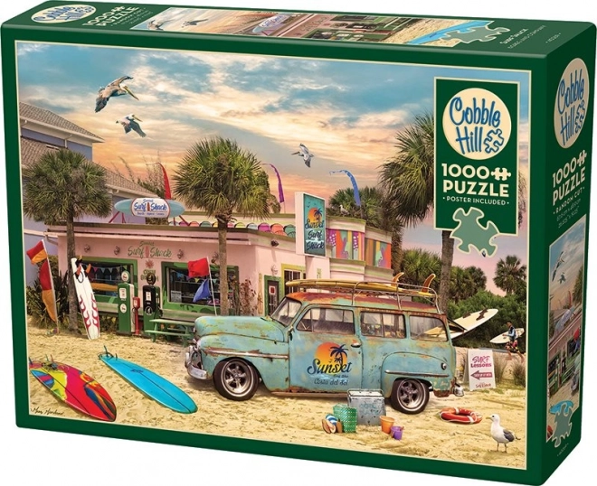 Puzzel Surfhut 1000 stukjes van Cobble Hill