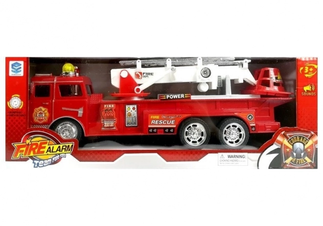 Brandweerauto met ladderlift