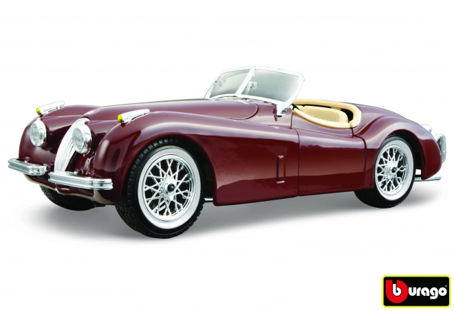 Bburago 1:24 Jaguar XK 120 Roadster (1951) Rood