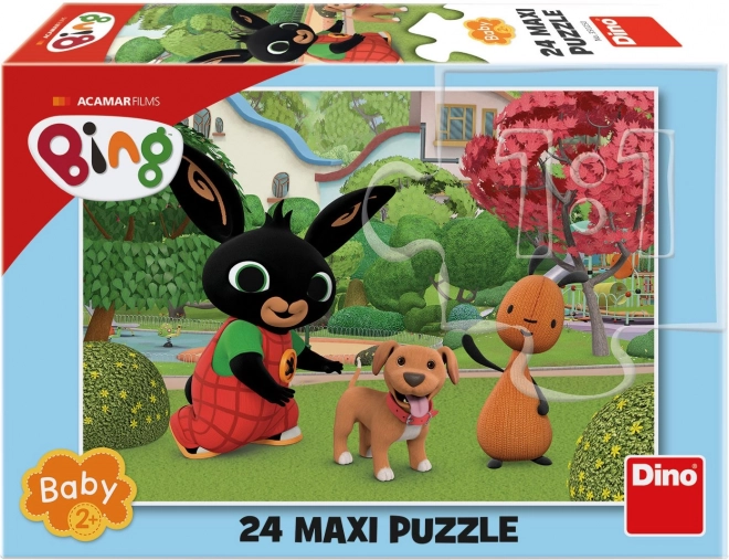 BING MET HONDJE 24 maxi Puzzel