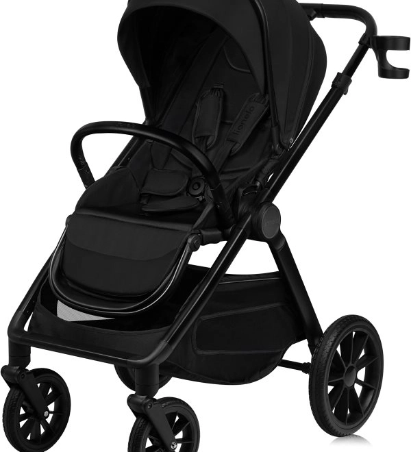 Lionelo gecombineerde kinderwagen Layla 3in1 Zwart Onyx