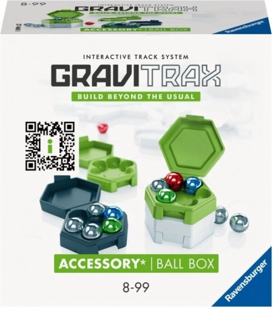 GraviTrax set met knikkers en doosjes