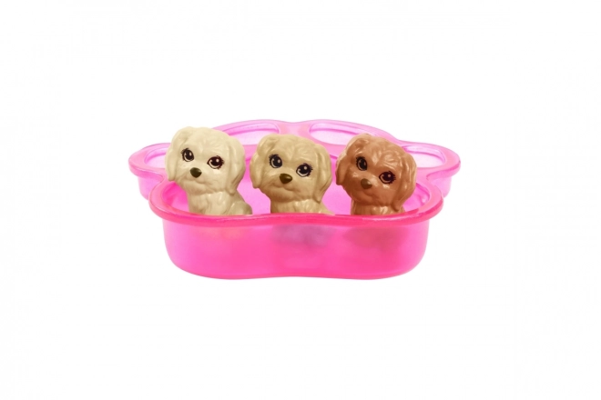 Mattel pop Barbie en pasgeboren puppy's