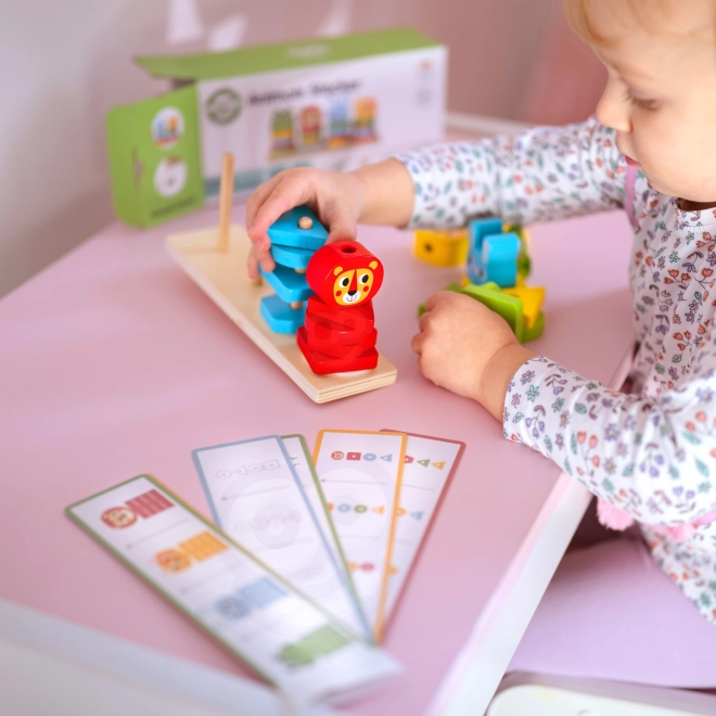 Montessori stapeldierpiramide 27 stuks FSC