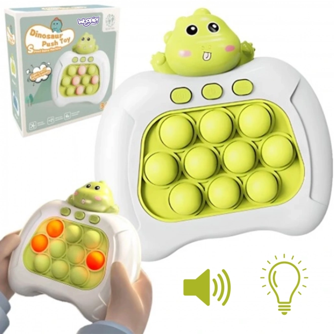 Woopie anti-stress spel POP IT Dino groen