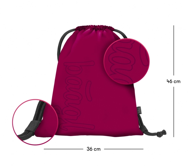 BAAGL 3 SET Coolmate Ruby: rugzak, etui, zak