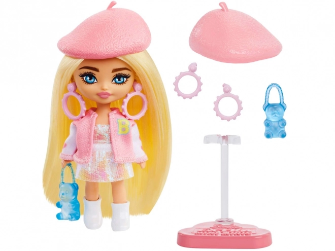 Barbie Extra Mini Minis roze honkbalpet