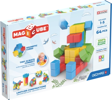 Geomag Magicube creatieve set 64 stukken