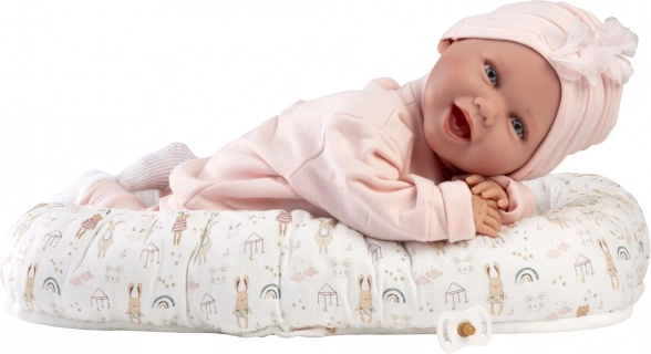 Llorens realistische baby pop met geluiden en zacht stoffen lichaam 42 cm
