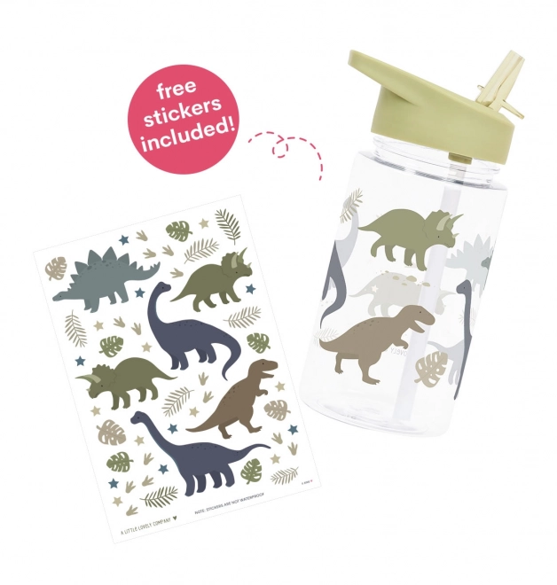 A Little Lovely Company Drinkfles – Dinosaurus