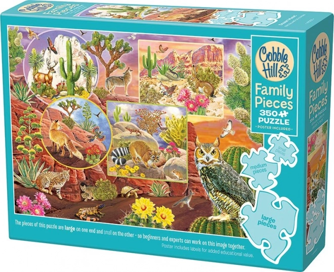 COBBLE HILL Familie puzzel Woestijnmagie 350 stukjes